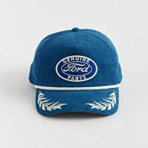 Urban Outfitters Blue Corduroy Cap